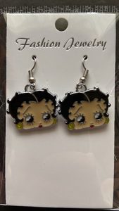 Betty Boop Face Earrings