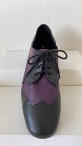 PW – Gatsby Rock’n’ Roll Mens Shoes – Resin Sole Black / Purple