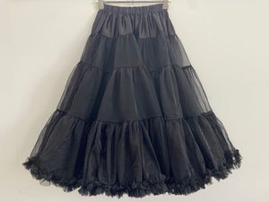 So Soft Nylon Petticoat – Black 65cm