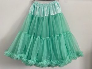 Products: Soft N Fluffy Nylon Petticoat – Mint Green 55cm