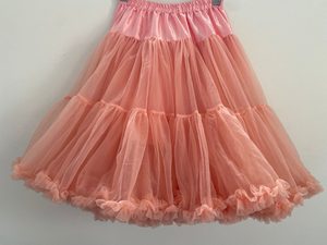 Soft N Fluffy Nylon Petticoat – Apricot 55cm