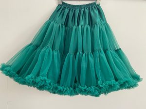 Soft N Fluffy Nylon Petticoat – Emerald 55cm