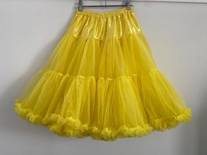 So Soft Nylon Petticoat – Yellow 65cm