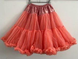 Soft N Fluffy Nylon Petticoat – Peach 55cm