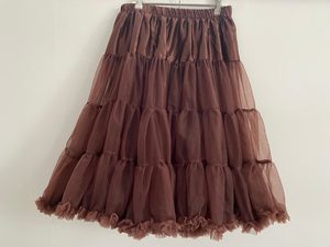 Products: SoSoft Nylon Brown Petticoat 65cm