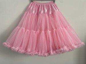 Soft N Fluffy Nylon Petticoat 55cm Pink