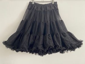 Soft n Fully Triple Petticoat – Black 60cm