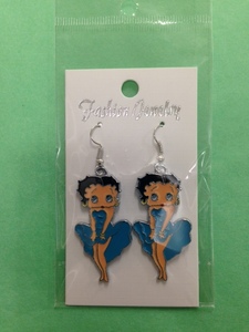 Products: Betty Boop Earrings – Light Blue