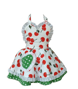 Products: Little Miss Sundaygirl Cherry Bakes Well Children’s Apron