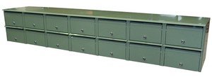 Apartment Letterbox Bank - Front Opening 7 x 2 Letterboxes, Mailboxes, Multiunit&hellip;