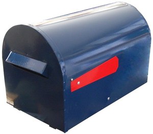 Round Rural Letterbox - Powder Coated Letterboxes, Mailboxes, Multiunit Letterboxes NZ