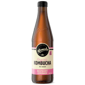 Raspberry Lemonade Kombucha