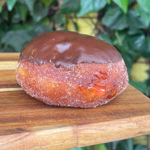 Sweet Cafe Food: Turkish Delight Filled Doughnut
