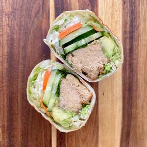 Savoury Cafe Food: Lemongrass Not Chook Burrito