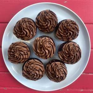 Triple Chocolate Ganache Cupcake