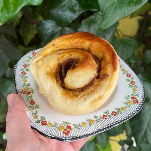 Salami Cheddar Scroll