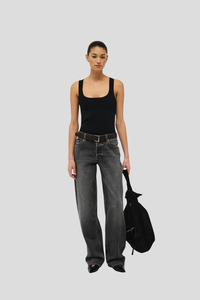 Neuw Nancy Barrel Night Jean - Washed Black