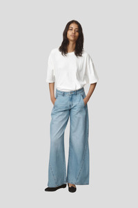 Bottoms: Marle Panel Jean - Classic Wash