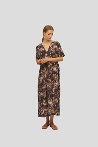 Dresses: Juliette Hogan Vima Tunic (Blush Petal Silk CDC) Soft Camelia