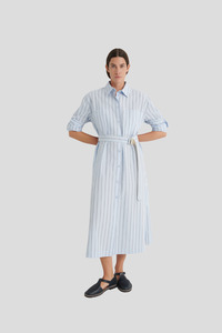 Kowtow Elementary Dress - Cloud Stripe