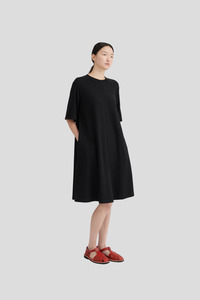 Kowtow Silhouette SS Dress - Black