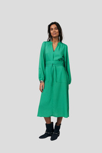 Dresses: Lolly's Laundry Paris Midi Dress - Green