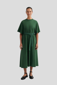 Dresses: Kowtow Shadow Dress - Forest
