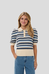 Sunglasses Copy: Saint Tropez Phillia S/S Top - Allure Multi Stripe