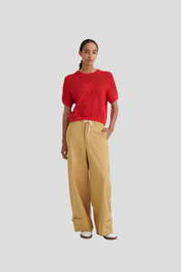 Sunglasses Copy: Kowtow Ariel Top - Poppy Red