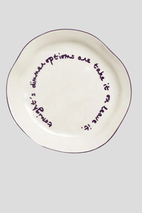 Maegen Statement Plate - 'Tonights Dinner Options Are Take It Or Leave It