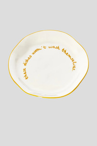 Maegen Statement Plate 'These Dishes Won't Wash Themselves'