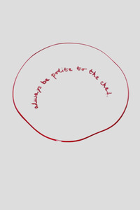Kitchen Dining: Maegen Statement Plate 'Always Be Polite To The Chef'