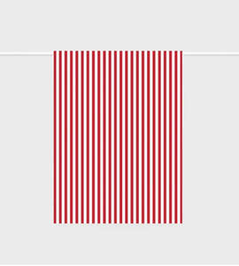 Father Rabbit Tea Towel - French Nautical Red Stripe