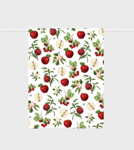 Father Rabbit Tea Towel - Apples & Bees