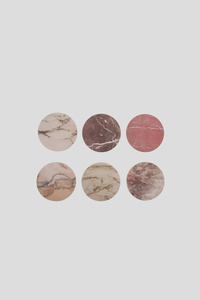 &Klevering Cork/Marble Coasters S/6