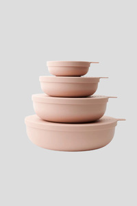 Kitchen Dining: Styleware Nesting Bowl 4 Piece - Blush