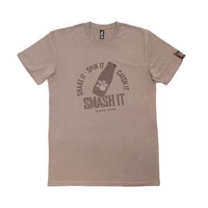 Smash It - Light Brown tee
