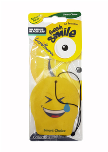 Hilarious Black Leaf – Smiley Card Air Freshener – Lexiflowra
