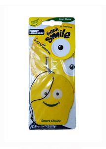 Funny Lemon Leaf – Smiley Card Air Freshener – Lexiflowra