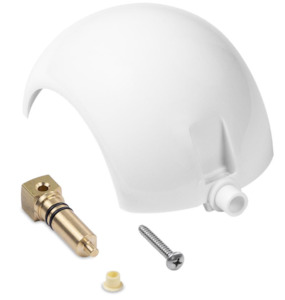 Toilet System Parts: DOMETIC Half Ball & Shaft Kit (White)