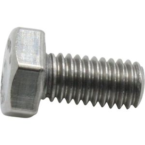 JOHNSON Hexagon Head Screw DIN 933, M6 x 12, Stainless Steel A2 (0.0138.134)