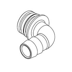 Wastewater Pumps 1: JOHNSON Quick Disconnect Fittings for Viking Power x 19mm (3/4") Hose Barb, 90° Elbow