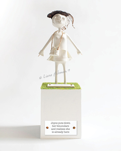 Products: Print: Joyce puts down her binoculars and realises she is already here