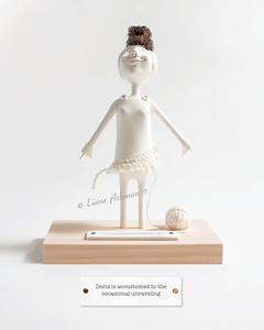 Products: Print: Doris is accustomed to the occasional unraveling