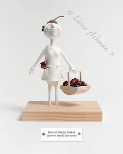 Products: Print: Muriel makes time to smell the roses