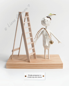 Products: Print: Freda prepares to climb up and shine