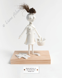 Products: Print: Annie gathers up the words that escape her