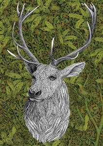 Black And White Prints 1: m. Stop and Listen