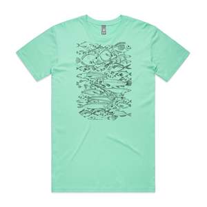 Tee Shirts: Mens Tee - NZ Fish