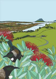 A Kiwi Tiki Tour Series: Tiki Tour - Tui in Pohutakawa, Ohauiti, Tauranga